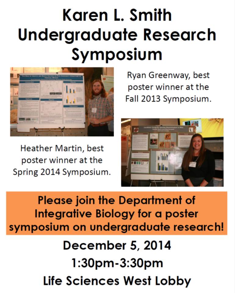Fall 2014 Undergrad Symposium